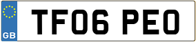 Truck License Plate